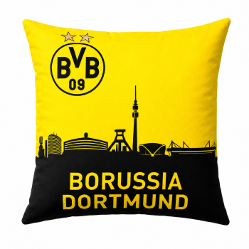 Borussia Dortmund BVB Kissen Skyline 40x40 cm